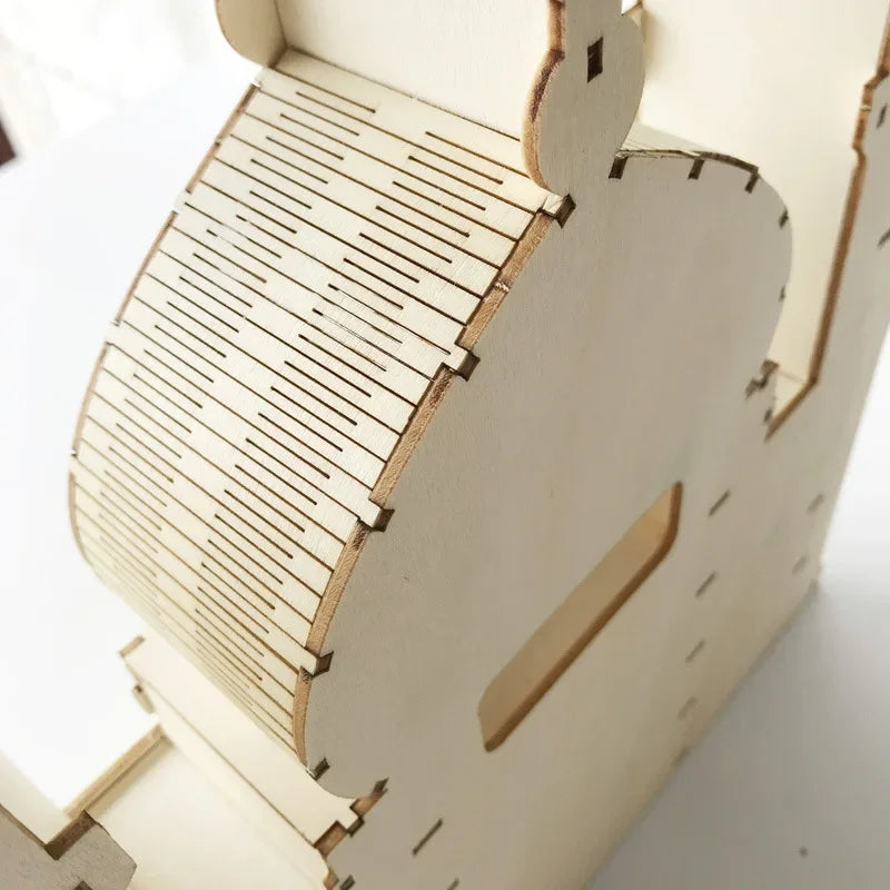 Calendrier Ramadan en bois - Ornement Eid Moubarak 2026