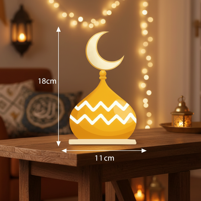 Calendrier Ramadan vintage 30 pièces - Style mosquée