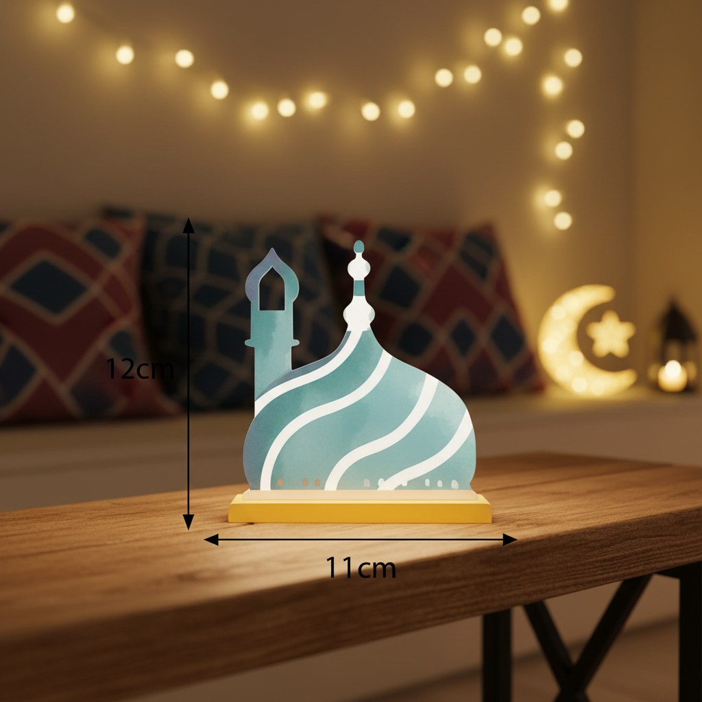 Calendrier Ramadan vintage 30 pièces - Style mosquée